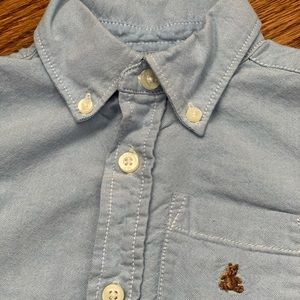 Blue oxford button down